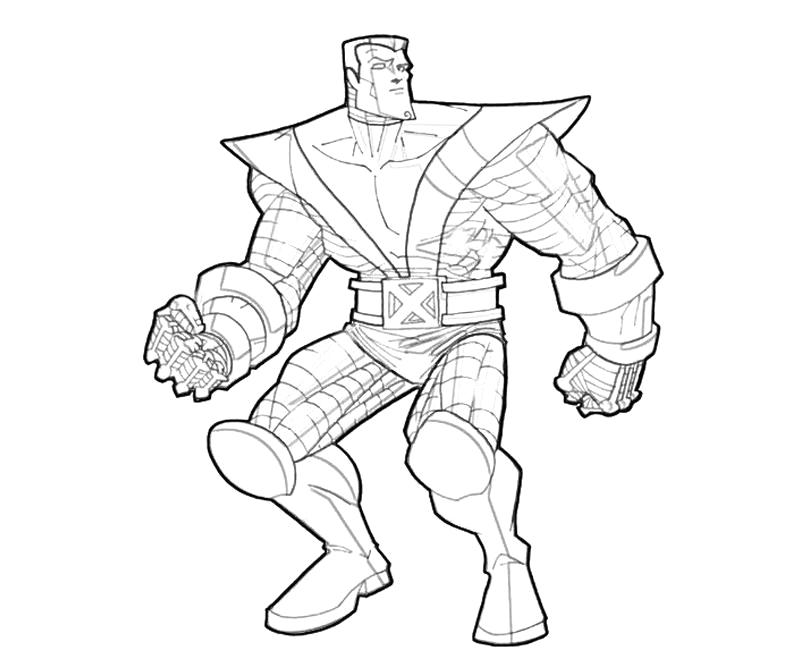 Coloring page: Colossus (Superheroes) #82906 - Free Printable Coloring Pages