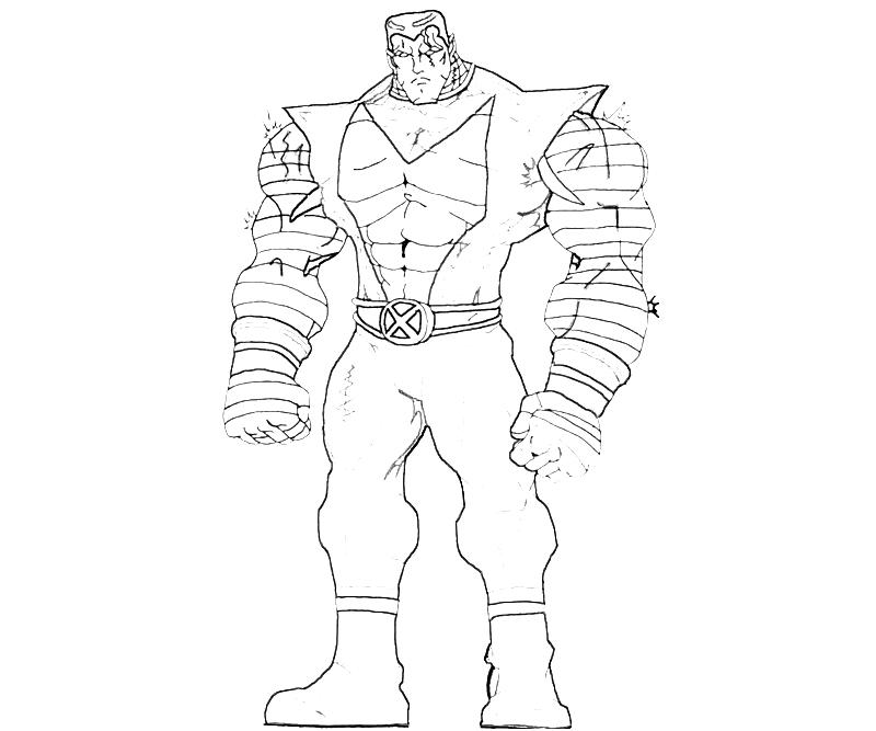 Coloring page: Colossus (Superheroes) #82907 - Free Printable Coloring Pages