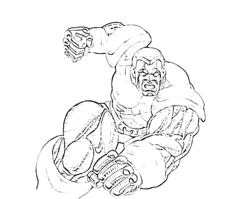 Coloring page: Colossus (Superheroes) #82908 - Free Printable Coloring Pages