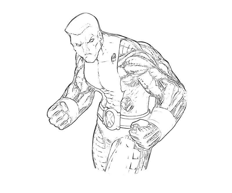 Coloring page: Colossus (Superheroes) #82911 - Free Printable Coloring Pages