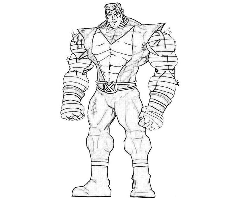 Coloring page: Colossus (Superheroes) #82913 - Free Printable Coloring Pages