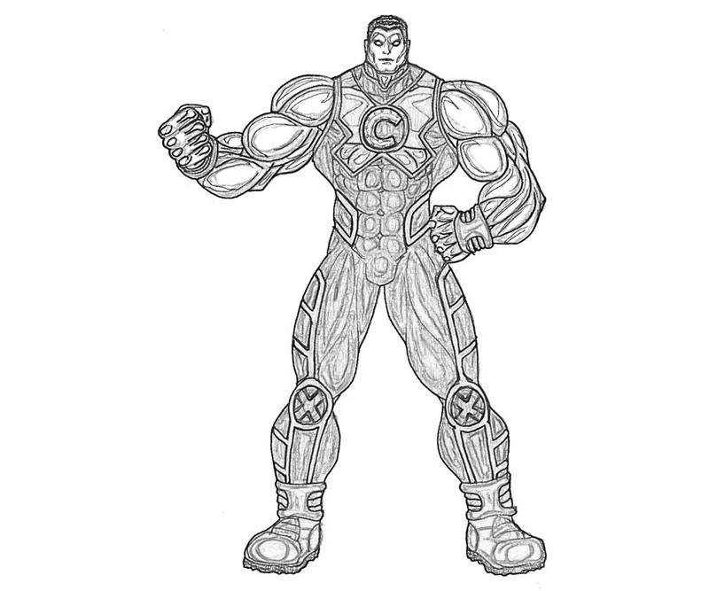 Coloring page: Colossus (Superheroes) #82923 - Free Printable Coloring Pages
