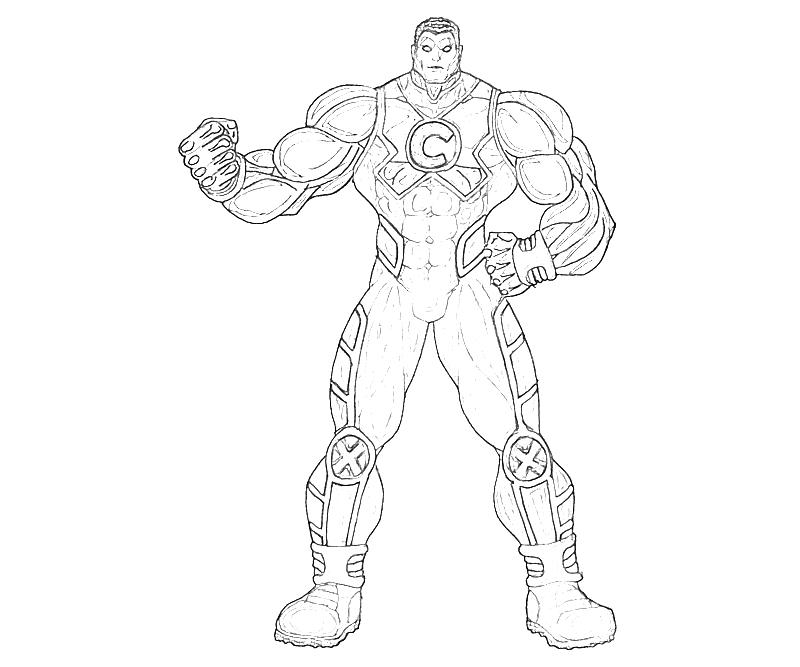Coloring page: Colossus (Superheroes) #82924 - Free Printable Coloring Pages