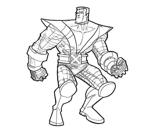 Coloring page: Colossus (Superheroes) #82931 - Free Printable Coloring Pages