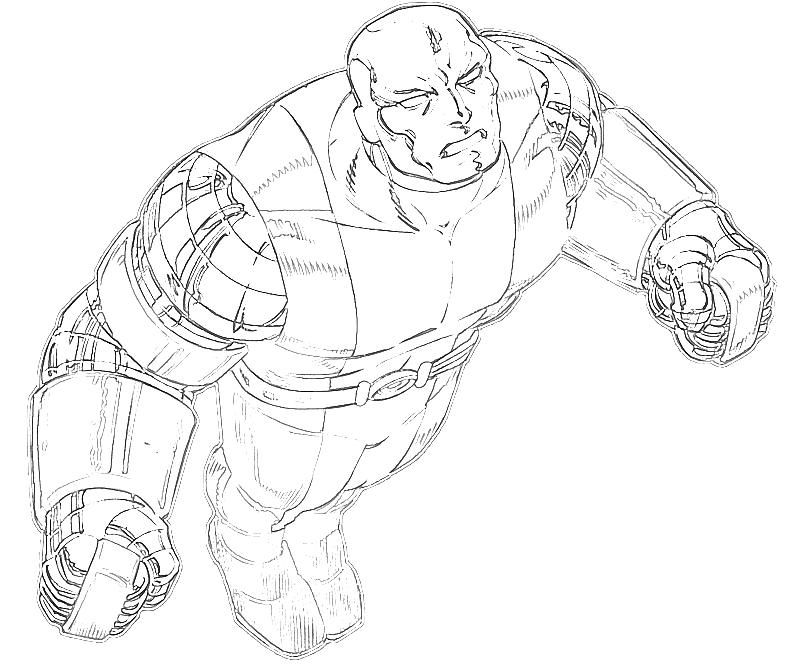 Coloring page: Colossus (Superheroes) #82941 - Free Printable Coloring Pages