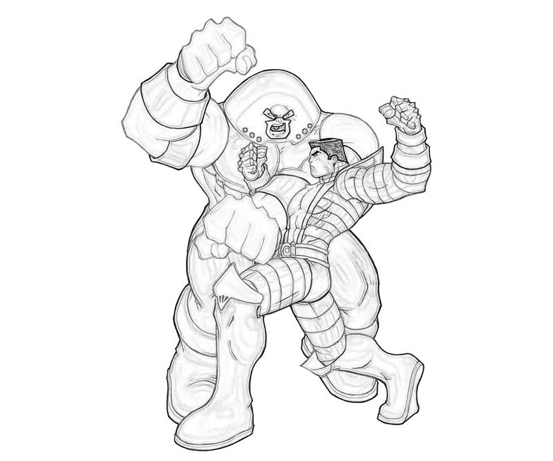 Drawings Colossus (Superheroes) – Printable coloring pages