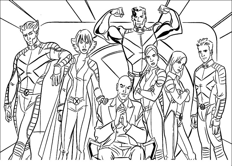 Drawing Colossus #82947 (Superheroes) – Printable coloring pages