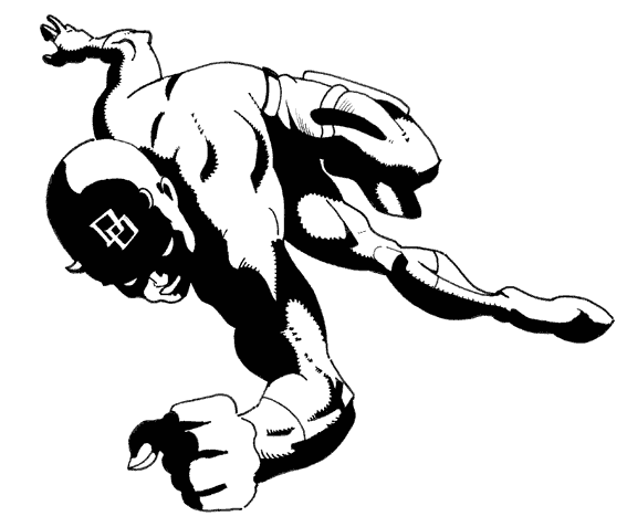Coloring page: Daredevil (Superheroes) #78210 - Free Printable Coloring Pages