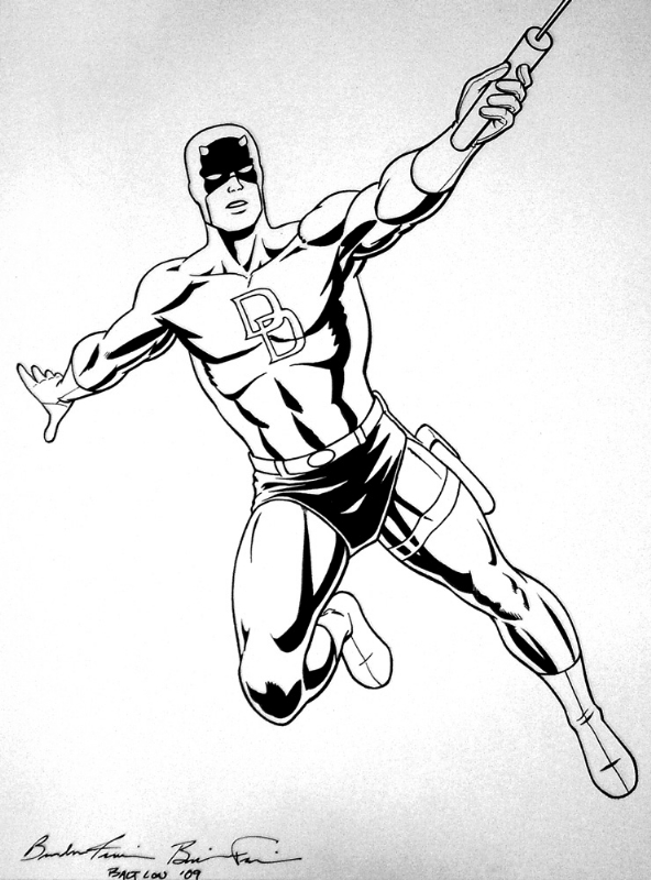 Coloring page: Daredevil (Superheroes) #78223 - Free Printable Coloring Pages
