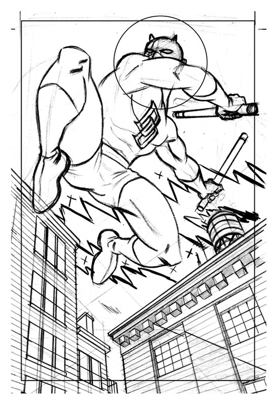 Coloring page: Daredevil (Superheroes) #78229 - Free Printable Coloring Pages