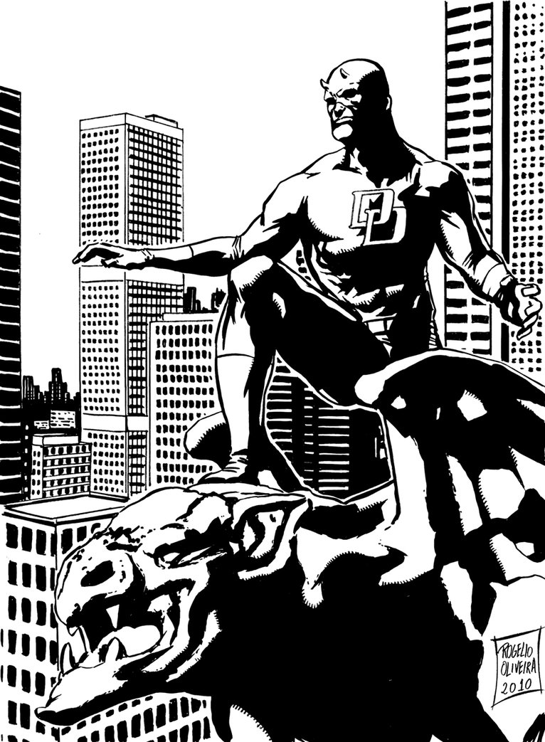 Coloring page: Daredevil (Superheroes) #78232 - Free Printable Coloring Pages