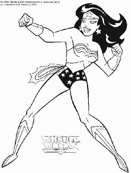 Coloring page: DC Comics Super Heroes (Superheroes) #80124 - Free Printable Coloring Pages