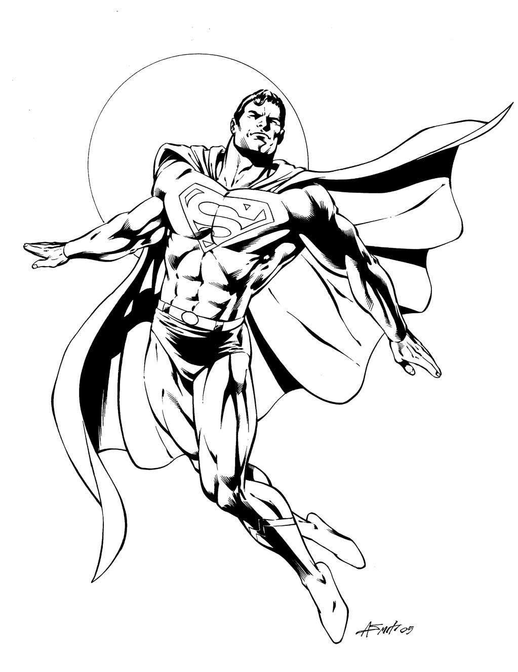 Coloring page: DC Comics Super Heroes (Superheroes) #80131 - Free Printable Coloring Pages