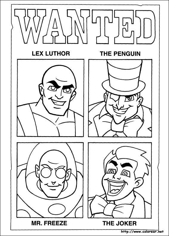 Coloring page: DC Comics Super Heroes (Superheroes) #80144 - Free Printable Coloring Pages