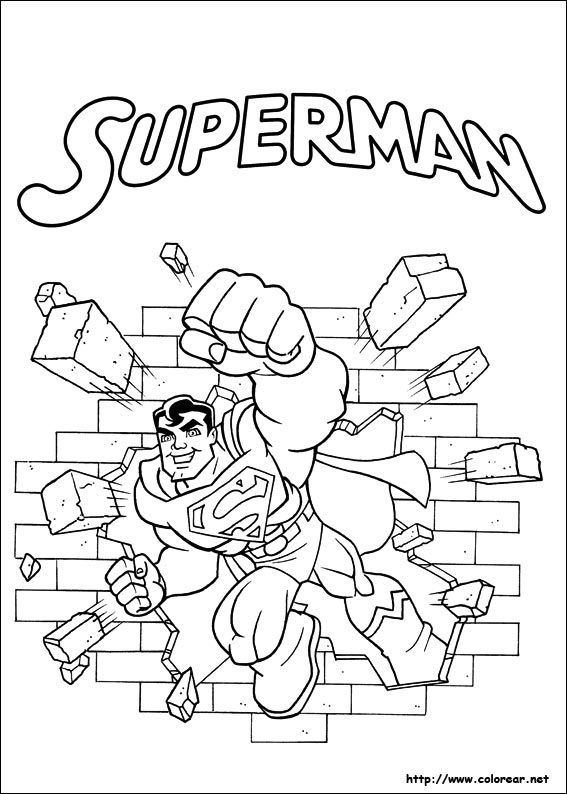 Coloring page: DC Comics Super Heroes (Superheroes) #80151 - Free Printable Coloring Pages