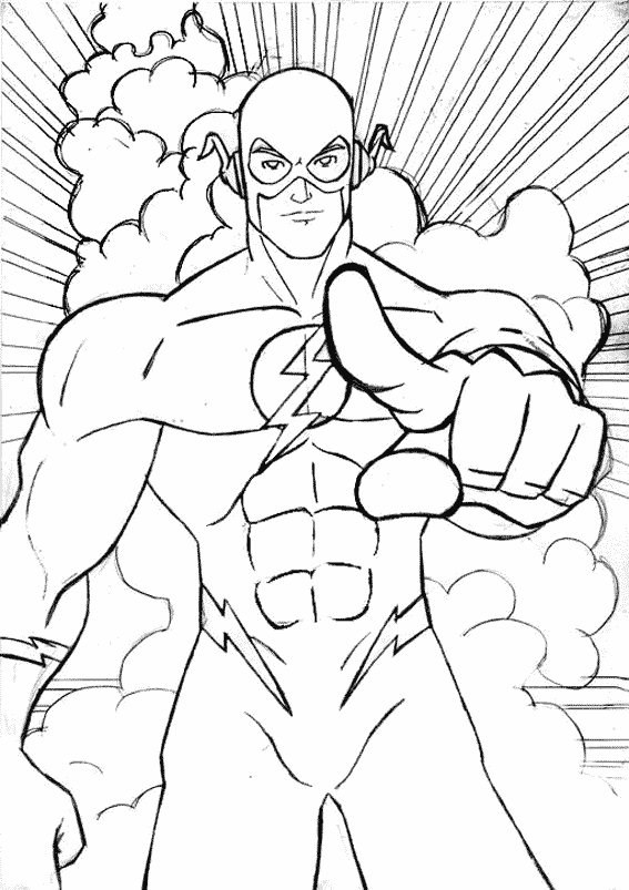Coloring page: DC Comics Super Heroes (Superheroes) #80153 - Free Printable Coloring Pages