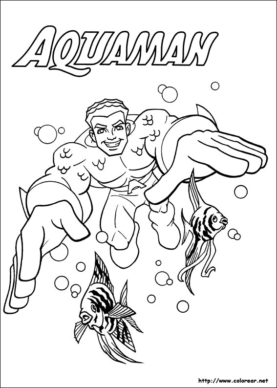 Coloring page: DC Comics Super Heroes (Superheroes) #80161 - Free Printable Coloring Pages