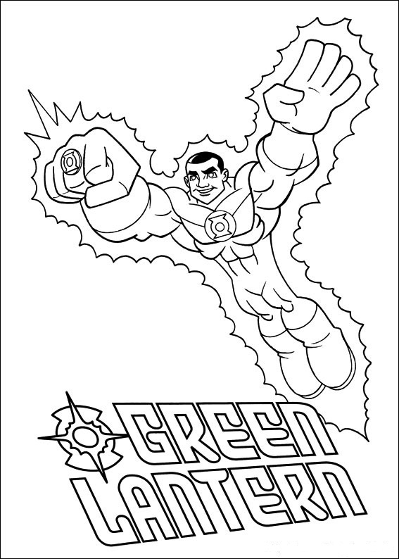 Coloring page: DC Comics Super Heroes (Superheroes) #80197 - Free Printable Coloring Pages
