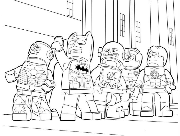 Coloring page: DC Comics Super Heroes (Superheroes) #80243 - Free Printable Coloring Pages