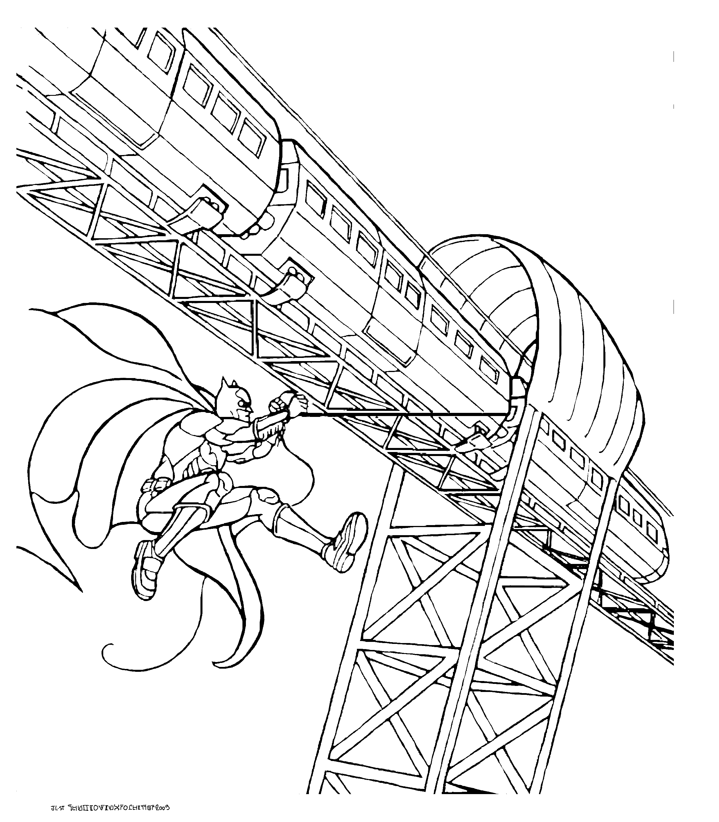 Coloring page: DC Comics Super Heroes (Superheroes) #80244 - Free Printable Coloring Pages