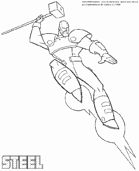 Coloring page: DC Comics Super Heroes (Superheroes) #80345 - Free Printable Coloring Pages