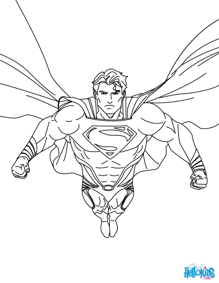 Coloring page: DC Comics Super Heroes (Superheroes) #80352 - Free Printable Coloring Pages