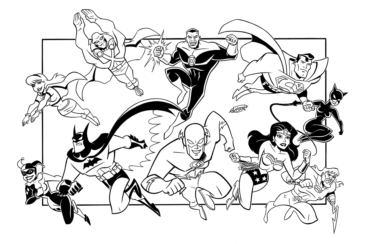 Coloring page: DC Comics Super Heroes (Superheroes) #80438 - Free Printable Coloring Pages