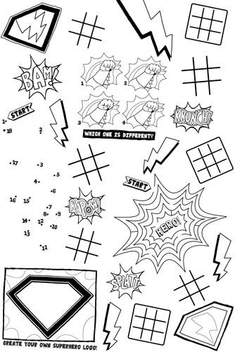 Coloring page: DC Comics Super Heroes (Superheroes) #80451 - Free Printable Coloring Pages