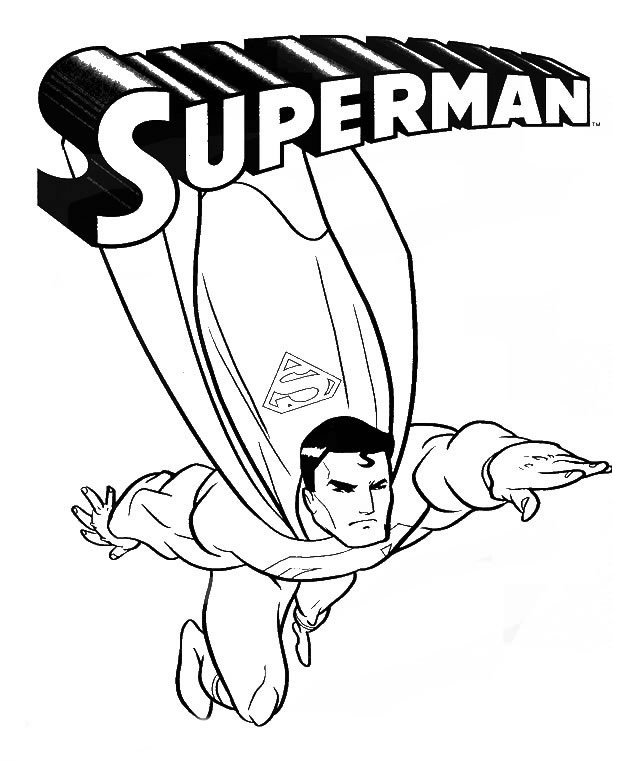 Coloring page: DC Comics Super Heroes (Superheroes) #80461 - Free Printable Coloring Pages