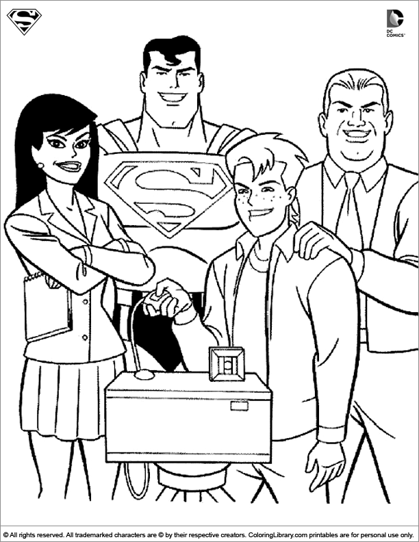 Coloring page: DC Comics Super Heroes (Superheroes) #80509 - Free Printable Coloring Pages