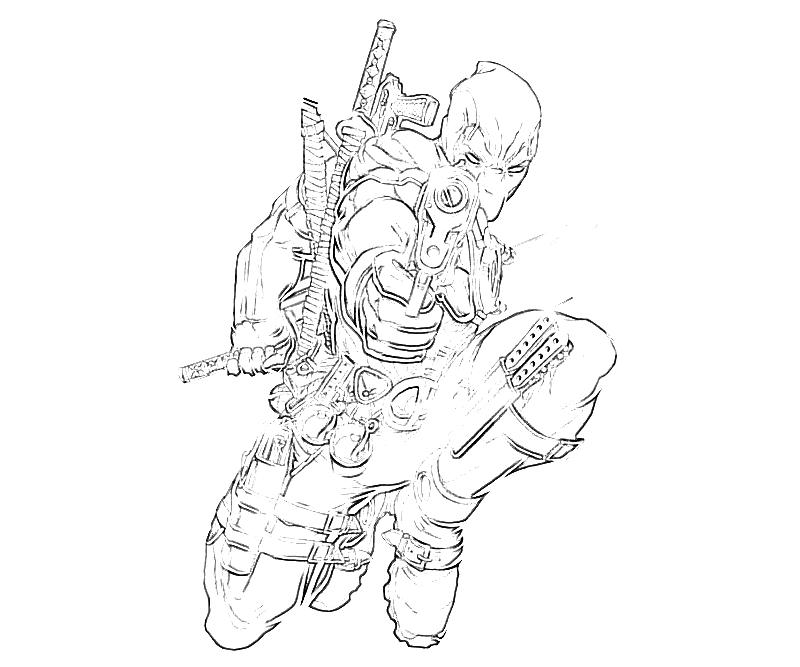 Coloring page: Deadpool (Superheroes) #82844 - Free Printable Coloring Pages