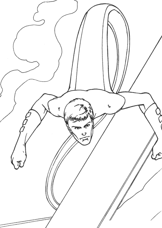 Coloring page: Fantastic Four (Superheroes) #76408 - Free Printable Coloring Pages