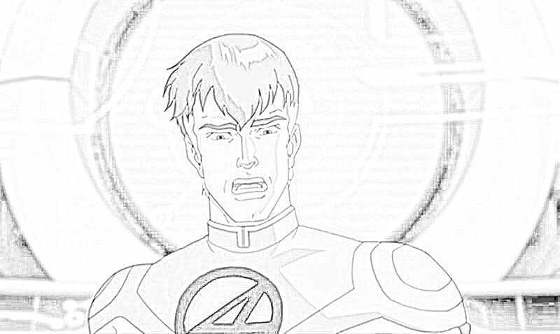 Coloring page: Fantastic Four (Superheroes) #76421 - Free Printable Coloring Pages