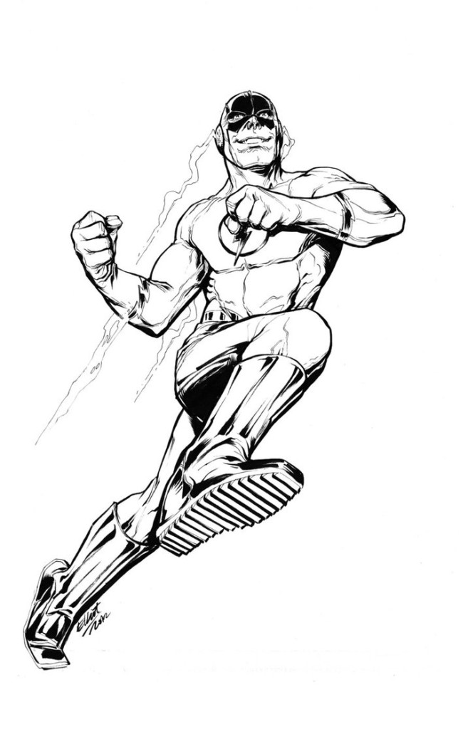 Coloring page: Flash (Superheroes) #83358 - Free Printable Coloring Pages