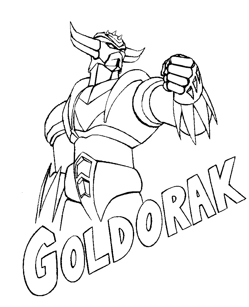 Coloring page: Goldorak (Superheroes) #77224 - Free Printable Coloring Pages
