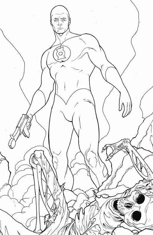 Coloring page: Green Lantern (Superheroes) #81305 - Free Printable Coloring Pages