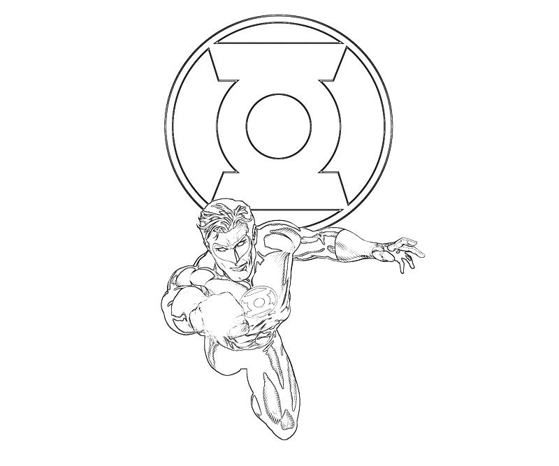Coloring page: Green Lantern (Superheroes) #81316 - Free Printable Coloring Pages