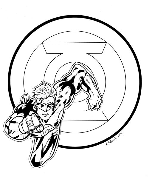 Coloring page: Green Lantern (Superheroes) #81318 - Free Printable Coloring Pages