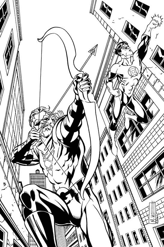 Coloring page: Green Lantern (Superheroes) #81330 - Free Printable Coloring Pages