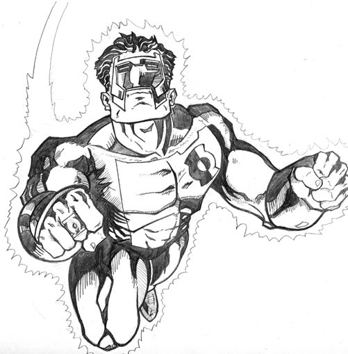 Coloring page: Green Lantern (Superheroes) #81339 - Free Printable Coloring Pages