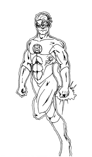 Coloring page: Green Lantern (Superheroes) #81369 - Free Printable Coloring Pages