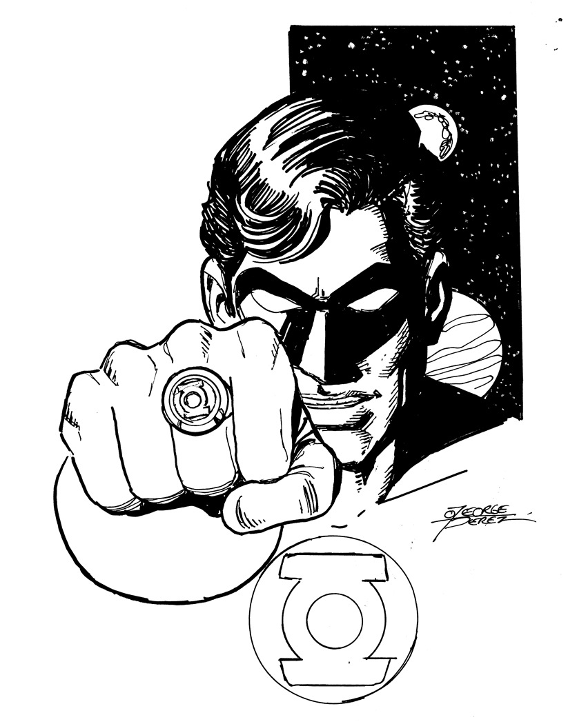 Coloring page: Green Lantern (Superheroes) #81371 - Free Printable Coloring Pages