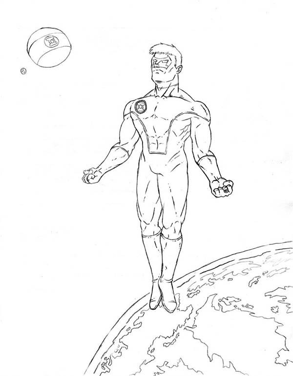 Coloring page: Green Lantern (Superheroes) #81400 - Free Printable Coloring Pages
