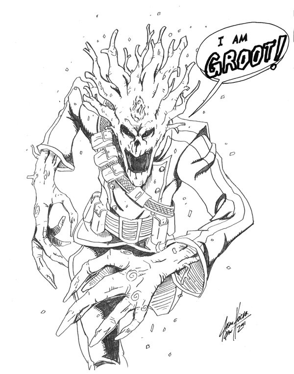 Coloring page: Guardians of the Galaxy (Superheroes) #82462 - Free Printable Coloring Pages