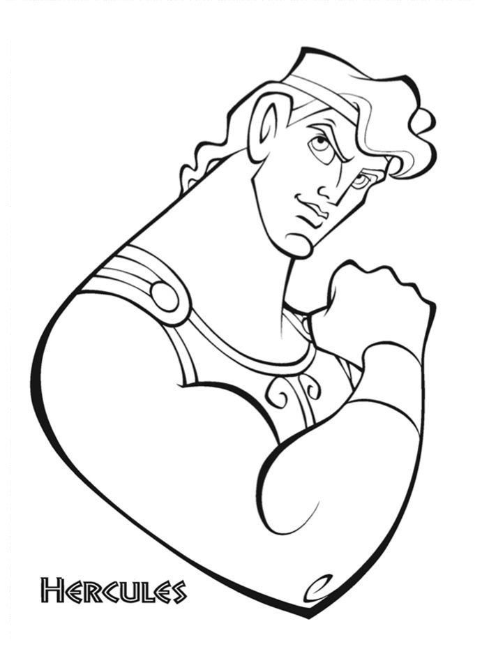 Coloring page: Hercules (Superheroes) #84149 - Free Printable Coloring Pages