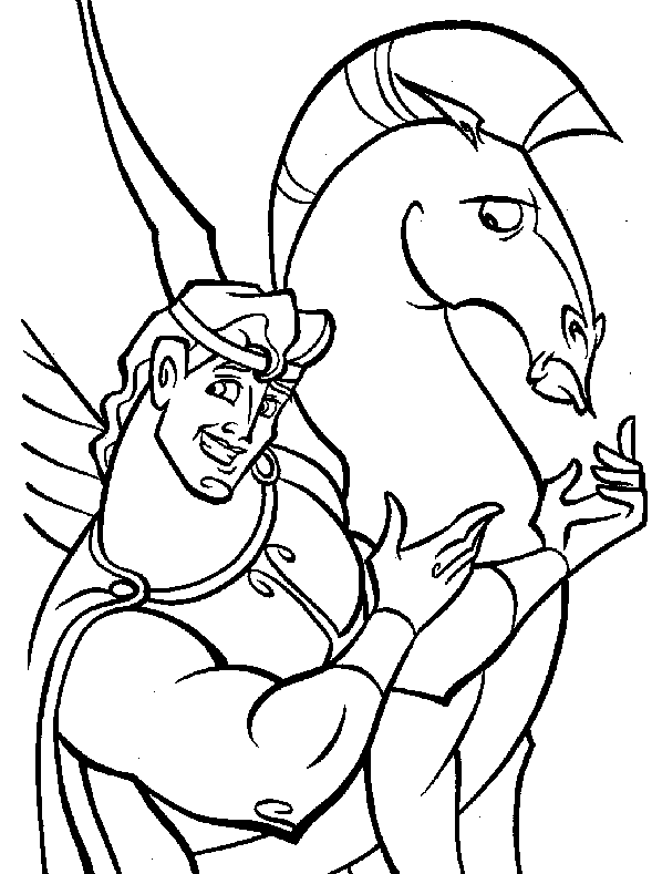 Coloring page: Hercules (Superheroes) #84151 - Free Printable Coloring Pages