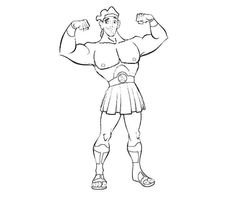 Coloring page: Hercules (Superheroes) #84155 - Free Printable Coloring Pages