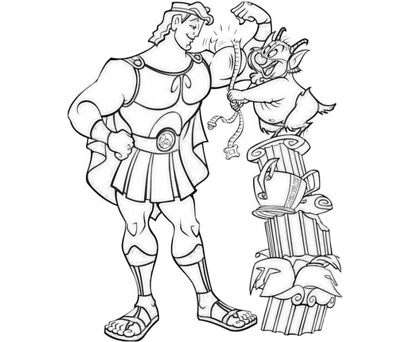 Coloring page: Hercules (Superheroes) #84163 - Free Printable Coloring Pages