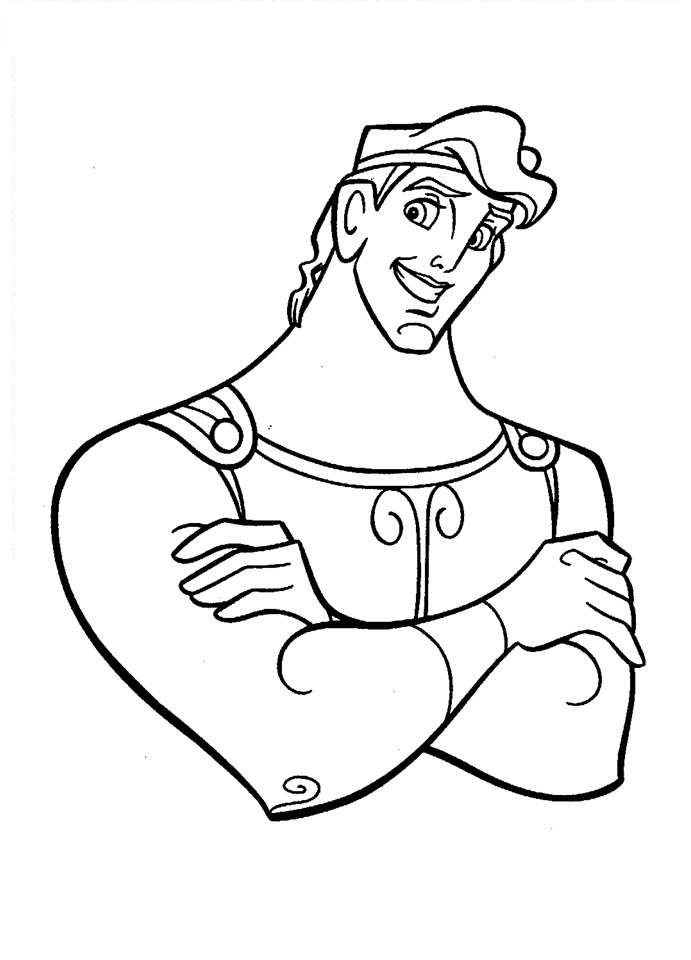 Coloring page: Hercules (Superheroes) #84164 - Free Printable Coloring Pages