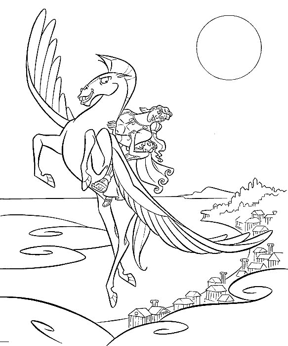 Coloring page: Hercules (Superheroes) #84181 - Free Printable Coloring Pages